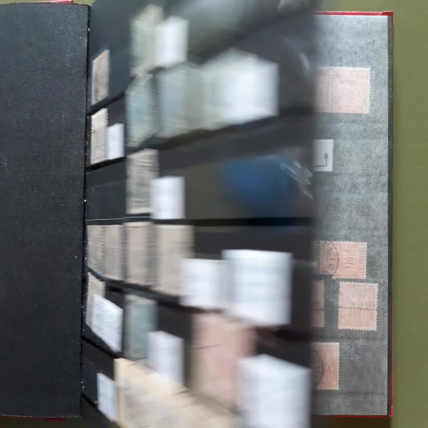 LUXEMBURG - # Dubl.-Partie in 3 Steckbüchern sowie auf 10 gr. ...