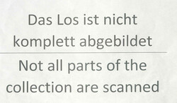 DEUTSCHLAND - Belege-Partie in kleiner Schachtel, dabei Vorphila, ...