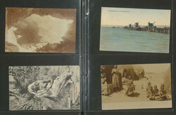 DT.KOL.-DSWA - tolle Belege-Slg. im Album, 57 AK incl. Farbigen, ...