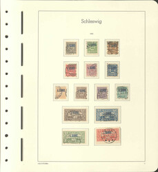 SCHLESWIG - kleine spez. Slg., dabei Nr. 1/14 * + #, sowie als ...