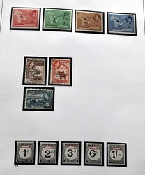 GHANA - 1957/59, umfangr., oftmals doppelt geführte Slg., hier der ...