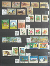 MALAYSIA - ** Slg. ab Nr. 19/26 (2) im grossen Steckbuch bis 2010, ...