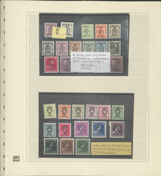 BELGIEN - ** Slg. im Safe-Ringbinder, dabei Vorausentwertungen ...