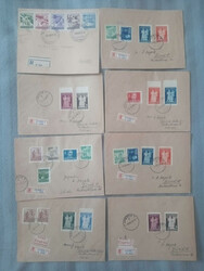 JUGOSLAWIEN - Dubl.-Partie mit u.a. ** Werte ex Nr. 404/406 incl. ...