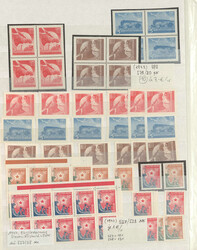 JUGOSLAWIEN - ** Dubl.-Partie der Nachkriegsjahre ab 1945 mit kpl. ...