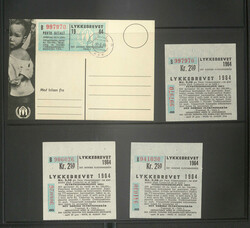 NORWEGEN/LOTTERIEMARKE - Belege-Lot Mi.Nr. 518 dabei 13 Blanco-Briefe ...