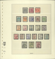 ÖSTERREICH - 1850/1950, schöne Slg. in 2 roten ...