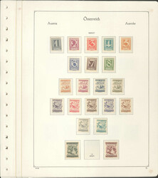 ÖSTERREICH - 1925/37, schöne Slg. auf ...