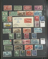 SCHWEIZ - 1945/2024, # Slg. in 2 grossen, dicken Steckbüchern mit ...
