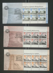 SCHWEIZ - 2001/19, sauber # Slg. der Kleinbögen, alles aus dem Abo. ...