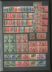TRIEST ZONE A - 1947/54, enormes ** Lager mit vielen kpl. Serien, ...