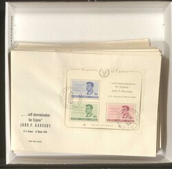ZYPERN - Block 3, Kennedy-Block 1965, Engros-Partie v. 93 ...