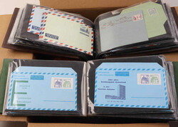 ALLE WELT/FLUGPOST - Slg. Belege in 3 Alben, dabei reichlich ...