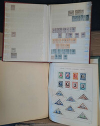 BALT.STAATEN - umfangr. Best. mit Dubl. u. Teil-Slgn. in 14 Alben ...