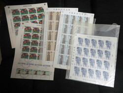 FÄRÖER - kleine **/# Kleinbogen-Slg. ex Mi.Nr. 45/197. Mi. ca. 900 ...