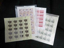 FÄRÖER - kleine **/# Kleinbogen-Slg. ex Mi.Nr. 45/197. Mi. ca. 900 ...