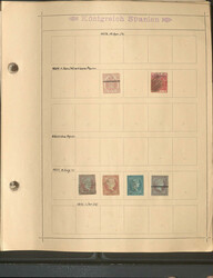 SPANIEN - Slg. recht umfangr. gesammelt auf Blättern (älteren ...