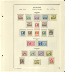 VATIKAN - 1929/2015, sehr schöne, zumeist ** Slg., in den Haupt-Nrn. ...