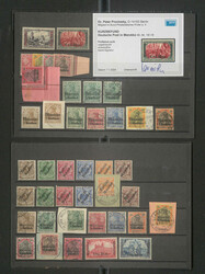 DT.POST IN MAROKKO - Slg. ab der Nr. 1/5 mit etlichen Mk.-Werten u. ...