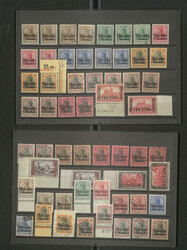 DT.POST IN MAROKKO - Slg. ab der Nr. 1/5 mit etlichen Mk.-Werten u. ...