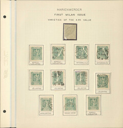 MARIENWERDER - interess. Slg. spezialisiert auf alten Blättern, ...