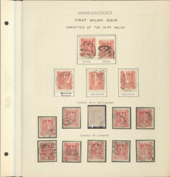 MARIENWERDER - interess. Slg. spezialisiert auf alten Blättern, ...