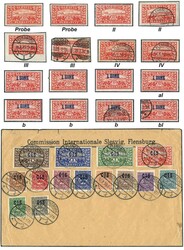 SCHLESWIG - tolle Slg., stark spez. in 2 Lindner-Ringbindern, mit ...