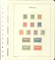 SCHLESWIG - kleine spez. Slg., dabei Nr. 1/14 * + #, sowie als ...