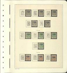 SCHLESWIG/1.ZONE - tolle Spez.-Slg. der Überdruck-Serie 1920 auf ...