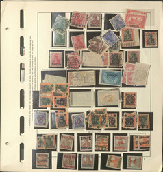 DANZIG - umfangr., teils mehrfach zus.-getragene Slg. a. Blättern, ...