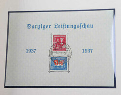 DANZIG - Slg. im Safe-Album mit Germania-Aufdruckwerten, versch. ...