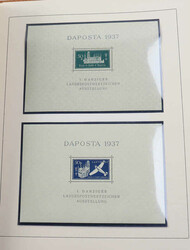 DANZIG - Slg. im Safe-Album mit Germania-Aufdruckwerten, versch. ...