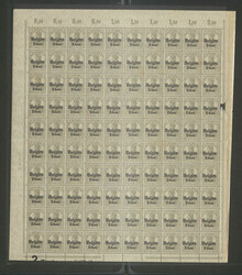 LANDPOST IN BELGIEN - ** Best. v. Bogen/-teilen, darunter Mi.Nr. 10 ...