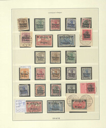 LANDPOST IN BELGIEN - spezialisierte Slg. im Lindner-Ringbinder, ...