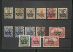 POSTGEBIET OBER-OST - kleine Partie mit Nr. 3 b $, 12 A # "Sokolka" u ...