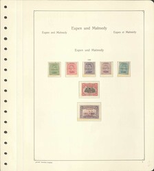 BELGISCHE MILITÄRPOST-RHEINLAND - kpl. Slg. auf ...