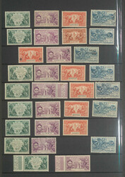 FRZ.KOLONIEN - 1931/66, Slg. der Gemeinschaftsausgaben sauber im ...