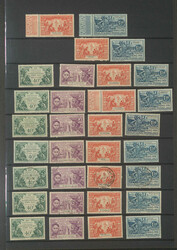 FRZ.KOLONIEN - 1931/66, Slg. der Gemeinschaftsausgaben sauber im ...