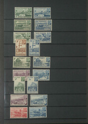 FRZ.KOLONIEN - 1931/66, Slg. der Gemeinschaftsausgaben sauber im ...