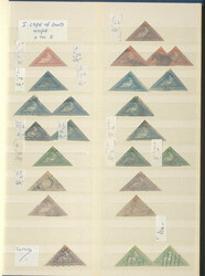 SÜDAFRIKANISCHE STAATEN - umfangr. Slgs.-Partie im grossen Steckbuch ...