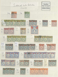 ZANSIBAR - Slg. Frz.Post u. Brit.Sultanat mit Dubl., Freimarken u. ...