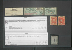 HAWAII - 1864/94, nette kleine Slg. der alten Marken, u.a. mit Nr. 13 ...
