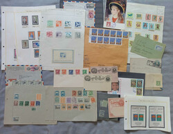 COSTA RICA - Lot mit Marken und Belegen, dabei Flugpostmarke von 1925 ...