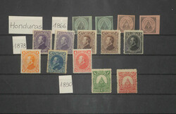 HONDURAS - 1866/1992, doppelt geführte Slg. ab Beginn mit ...