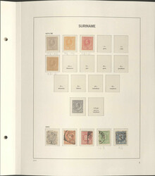 SURINAM - Slg. ab Beginn bis 1975 im Davo-AlbumAutomatically ...