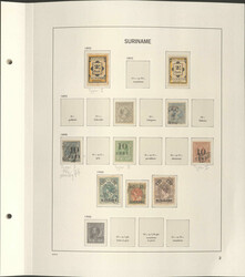 SURINAM - Slg. ab Beginn bis 1975 im Davo-AlbumAutomatically ...