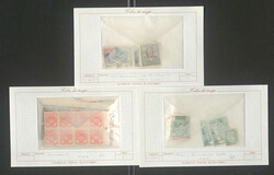 BIRMA - interess. ** Partie auf alten Loskarten in Schachtel, mit ...