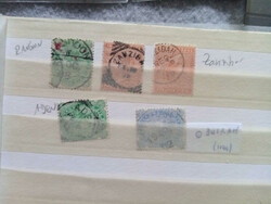 INDIEN - Dublettenlot ab Victoria, auch kl. Lot Auslandspostämter ...