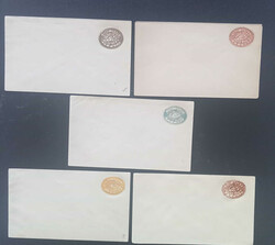 HAIDARABAD - Sammlung gebrauchter und ungebrauchter GA aus 1877/1948, ...