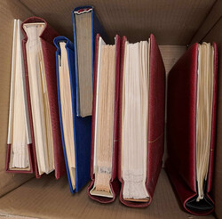 ISRAEL - Slgs.-Konglomerat in 7 grossen Alben, darunter Vordruck-Slgn ...